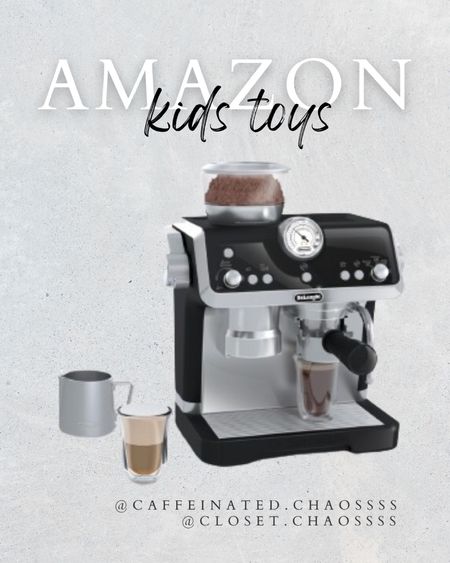 toy coffee maker espresso 
best seller top seller 

Barista Coffee Machine. Toy Kitchen Playset for Kids with Moving Parts, Realistic Sounds and Magic Coffee Reveal. For Children Aged 3+, Silver, Black



#LTKkids #LTKsalealert #LTKfamily