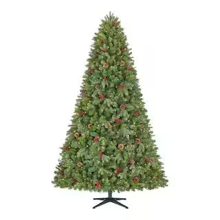Home Accents Holiday 7.5 ft. Pre-Lit LED Westwood Fir Artificial Christmas Tree with 650 Warm Whi... | The Home Depot
