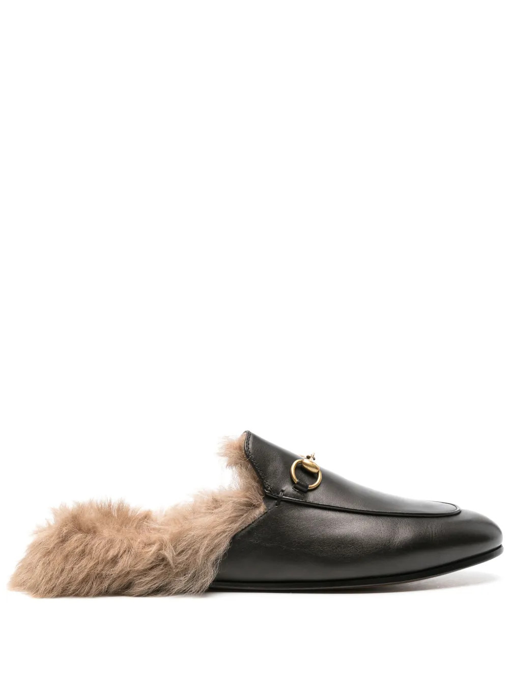 Princetown shearling leather mules | Farfetch Global