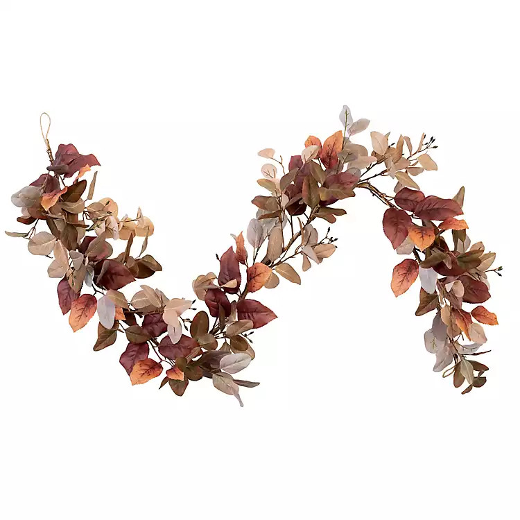 Brown and Gray Eucalyptus Mix Garland | Kirkland's Home