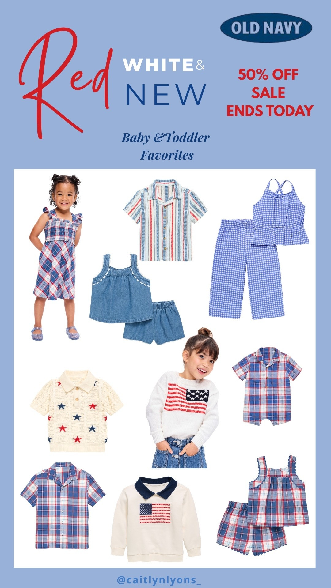 Old Navy 50% off Everything Sale! My baby & toddler favorites in their Red, White & New/4th of July Collection 🇺🇸

#LTKBaby #LTKKids #LTKSaleAlert