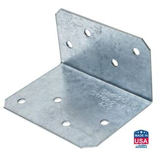 2 in. x 1-1/2 in. x 2-3/4 in. Galvanized Angle | The Home Depot