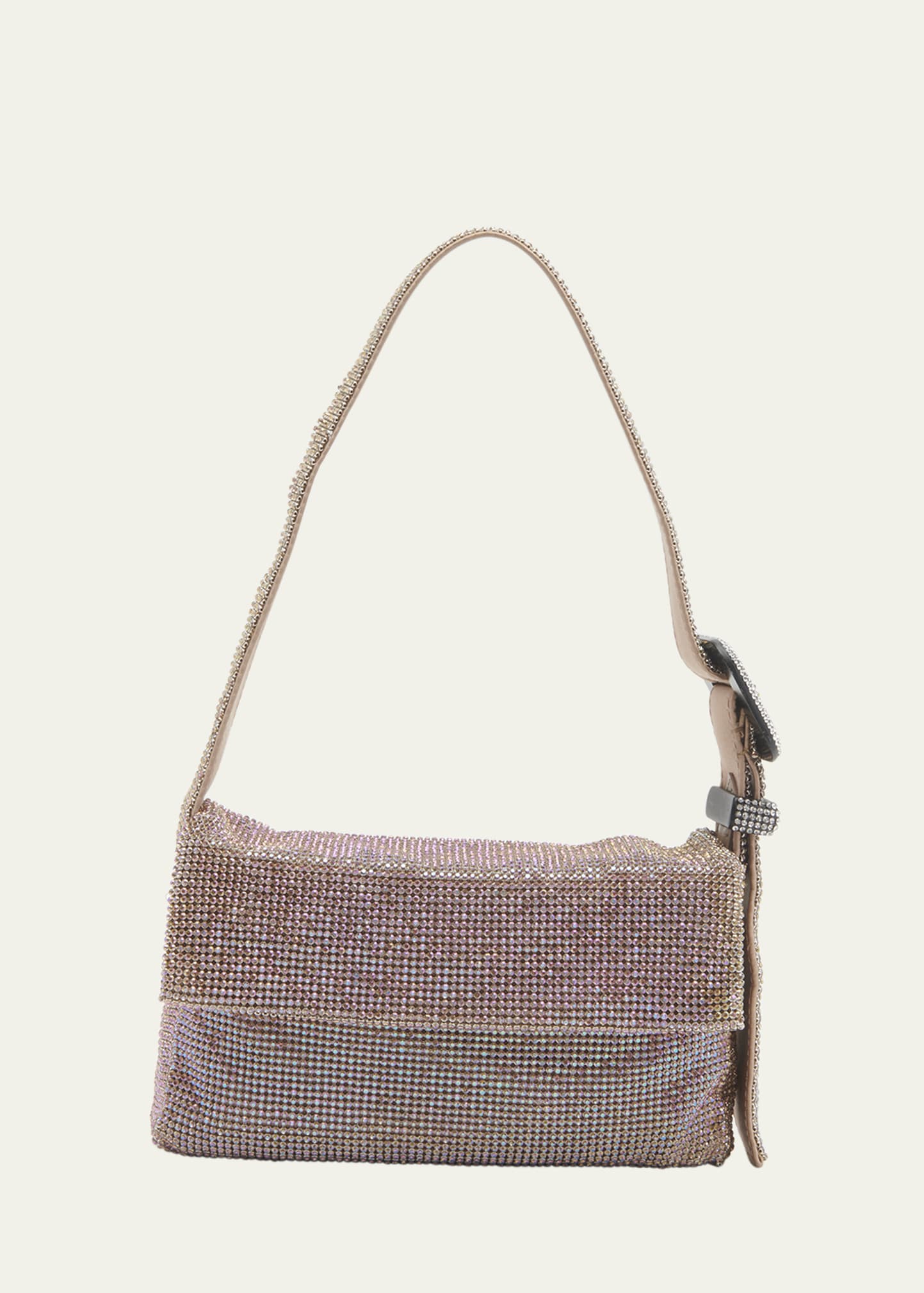 Benedetta Bruzziches Vitty Mignon Mesh Crystal Shoulder Bag | Bergdorf Goodman