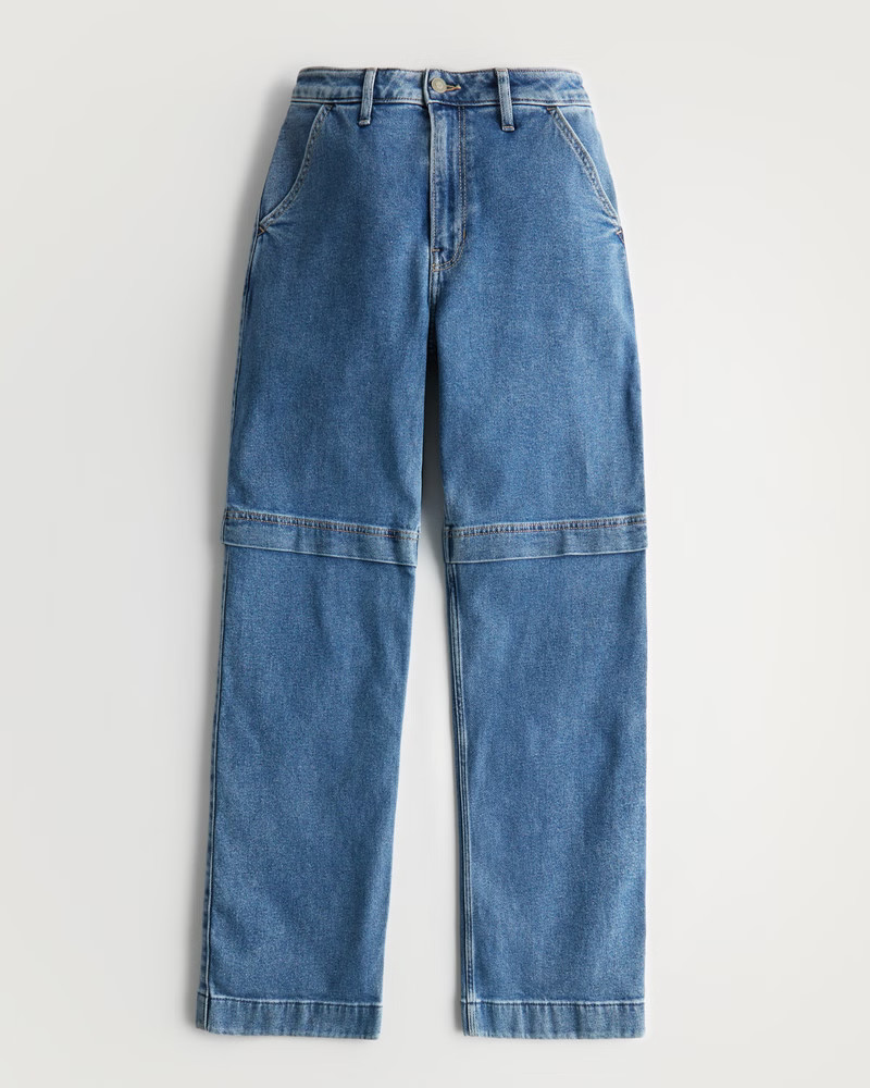 Women's Ultra High-Rise Dad Jeans | Women's Bottoms | HollisterCo.com | Hollister (US)