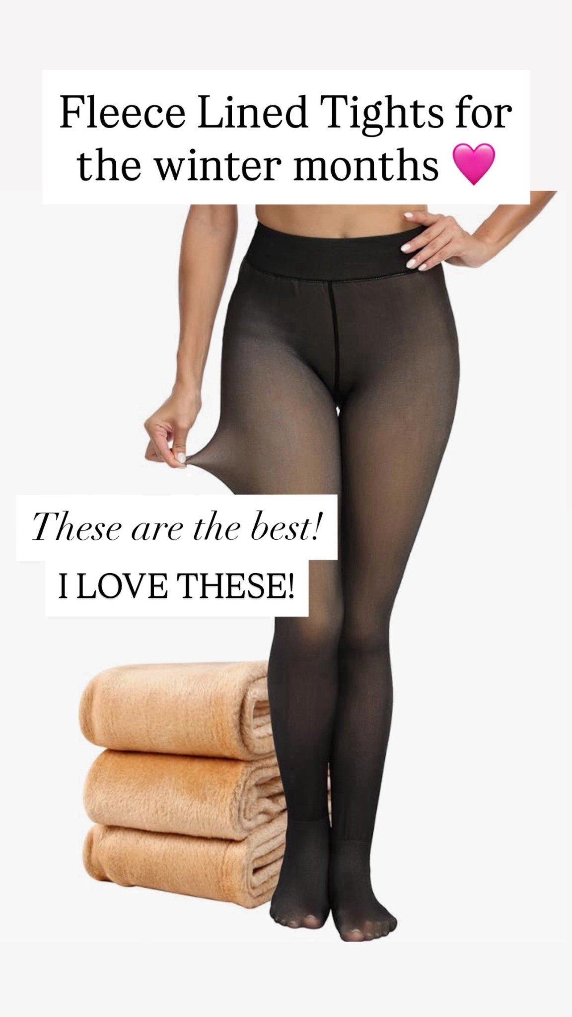 Fleece lined tights for women 

#LTKHoliday