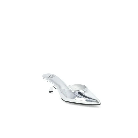 Madden NYC Women's Kitten Heeled Slide On Mules | Walmart (US)