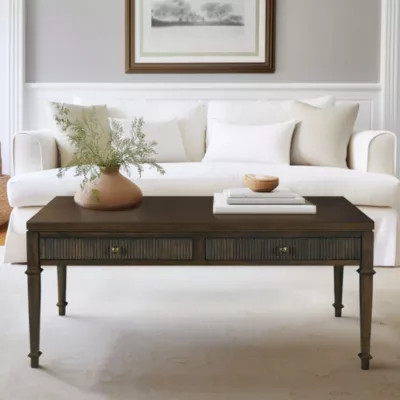 Martha Stewart Kenna Fluted 2-drawer Coffee Table | Belk