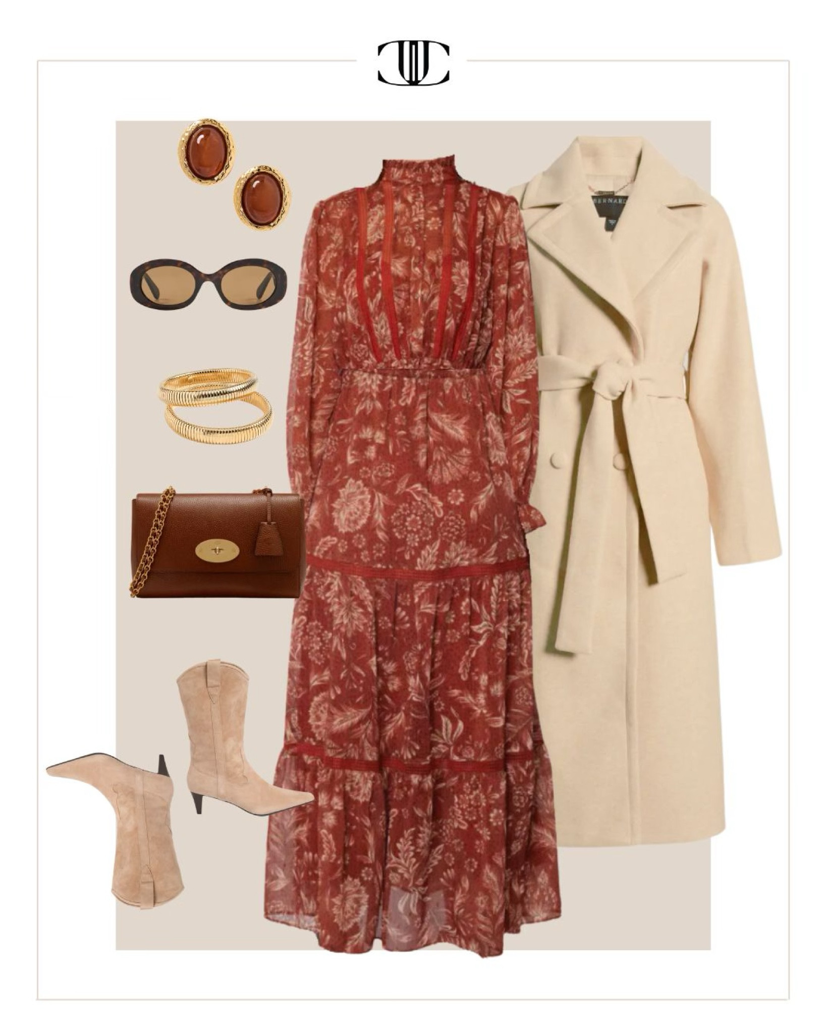 Fall is upon us and this dress is perfect for this cool season  

Fall outfits, fall shoes, fall family photos outfit, Thanksgiving and holiday outfit, double breasted coat, floral maxi dress, western boots, suede boots, fall dress, leather shoulder bag, earrings, stretch bracelets, oval sunglasses

#LTKOver40 #LTKStyleTip #LTKShoeCrush