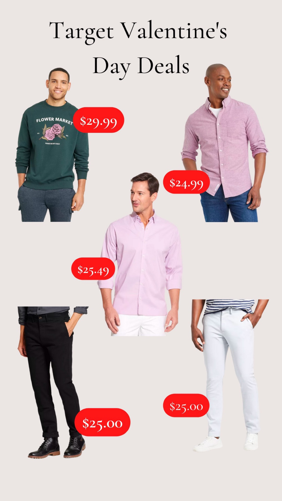 Men’s Valentines Day Outfit Ideas

#LTKunder50 #LTKSeasonal #LTKmens