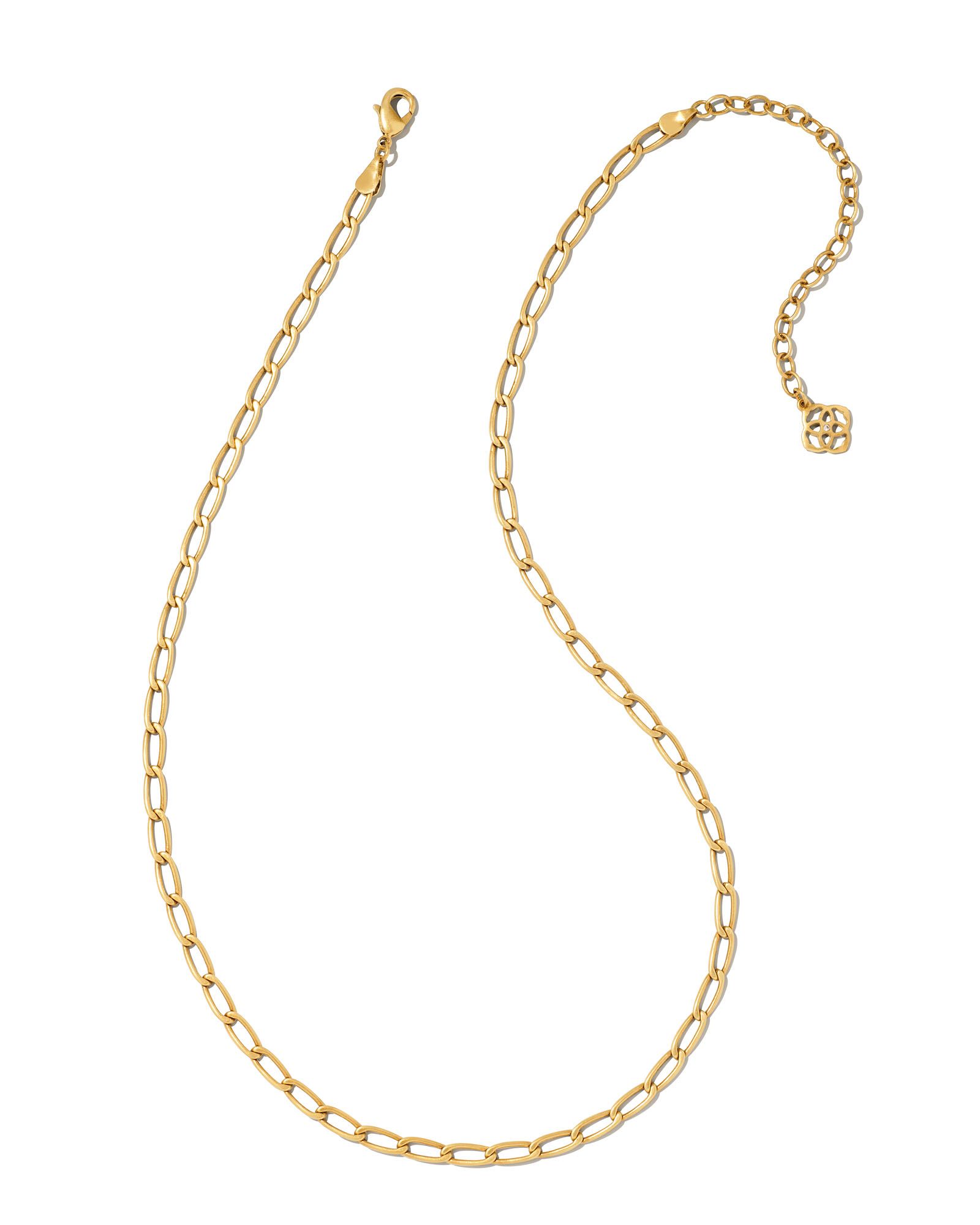 Merrick Chain Necklace in Vintage Gold | Kendra Scott