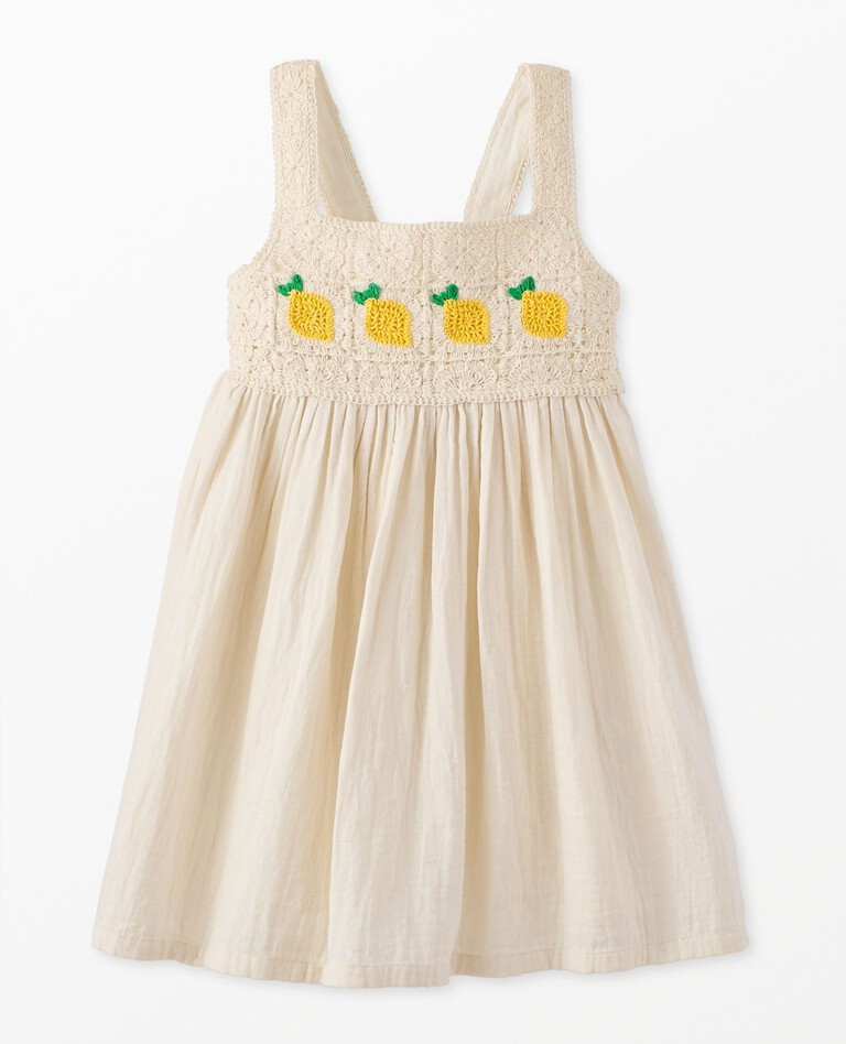 Muslin Crochet Dress | Hanna Andersson