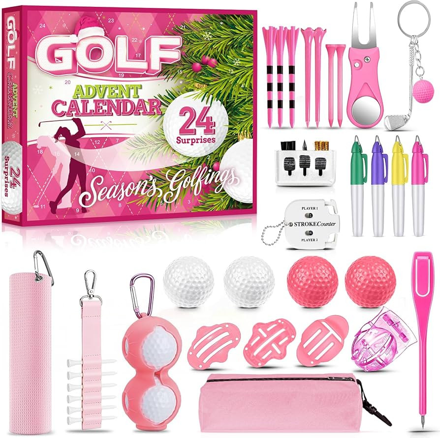 Golf Advent Calendar 2025 for Women Teen Girls, Funny White Elephant Gifts with Golf Tee & Ball, ... | Amazon (US)
