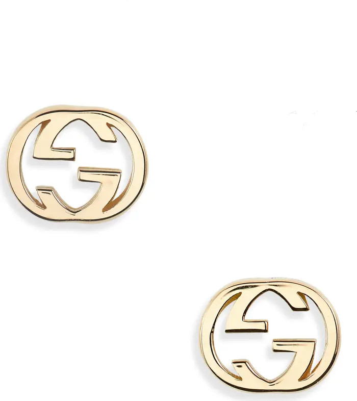 Interlocking-G Stud Earrings | Nordstrom
