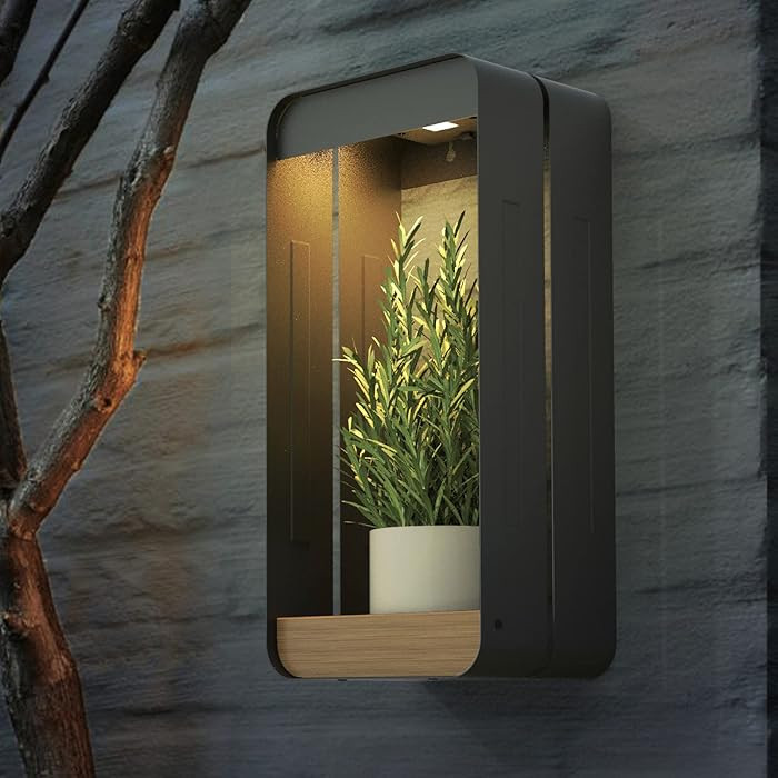 Grand patio Outdoor LED Solar Power Wall Sconce Shelf Planter, Waterproof Decor Wall Lamp Light f... | Amazon (US)