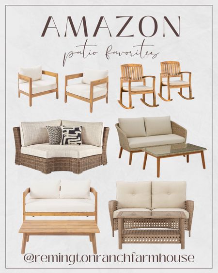 Amazon Patio Favorites - Patio furniture - Patio inspiration - patio sets - conversation sets 

#LTKhome