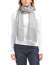 Made In Italy Wool Blend Designer Scarf | TJ Maxx