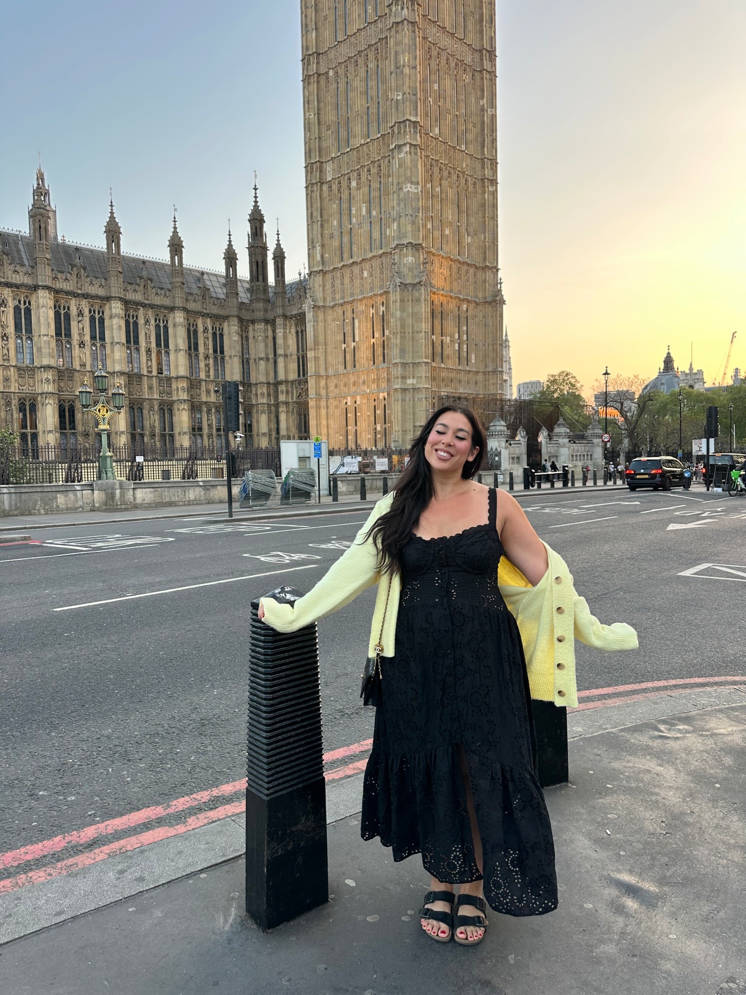 Size large dress
What I wore in London


#LTKMidsize