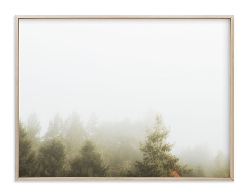 Foggy Autumn Forest Morning | Minted
