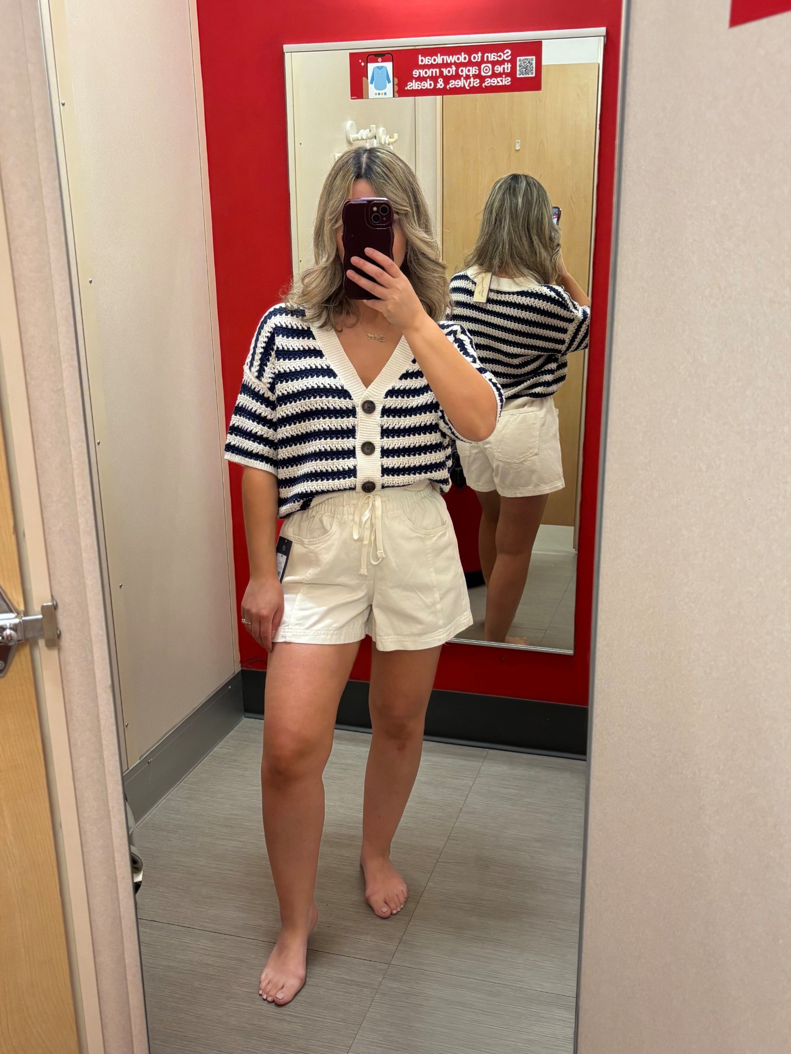 Top M & Short XS 

#targettryon #targetstyle #momstyle #4thofjuly #summeroutfits #outfitsunder50 #styletip #vacationstyle #targetfinds #whiteshorts 

#LTKFindsUnder50 #LTKU #LTKStyleTip