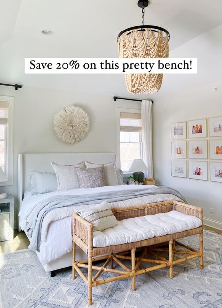 Save 20% now on my pretty end of bed bench!! One of my favorite pieces! Perfect for your bedroom or entryway!

#bedroomdecor #homedecor #serenandlily

#LTKsalealert #LTKFind #LTKhome