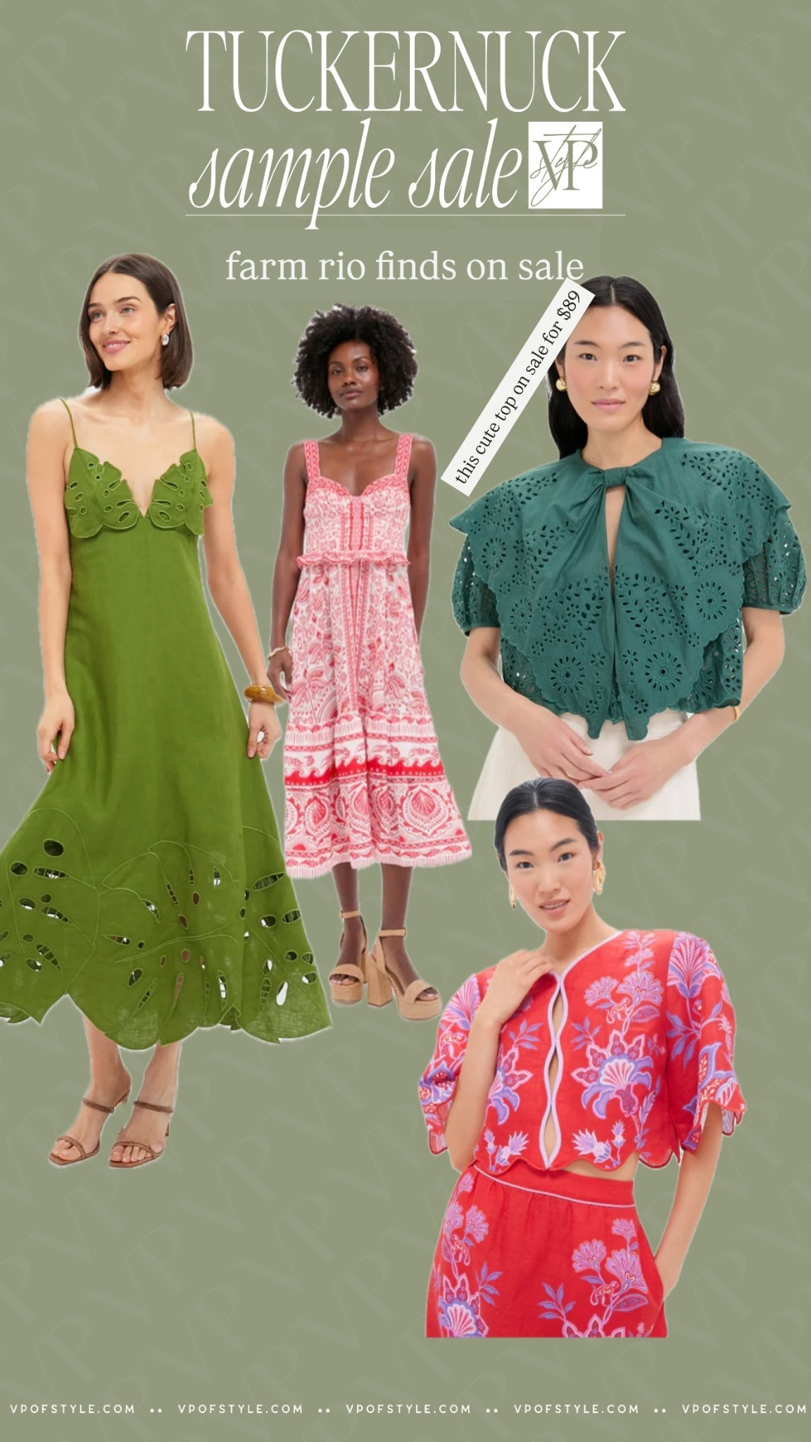 TNUCK farm rio sample sale finds 

#LTKSaleAlert #LTKOver40 #LTKootd