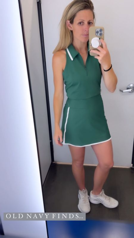 Preppy sporty classics just hit old navy stores, loving the entire collection of active skorts, tops, and more.  Perfect for the tennis court or around town.

#tennisoutfit #activeoutfit #preppyoutfit #summeroutfit #tennisskirt 

#LTKFindsUnder50 #LTKActive #LTKVideo