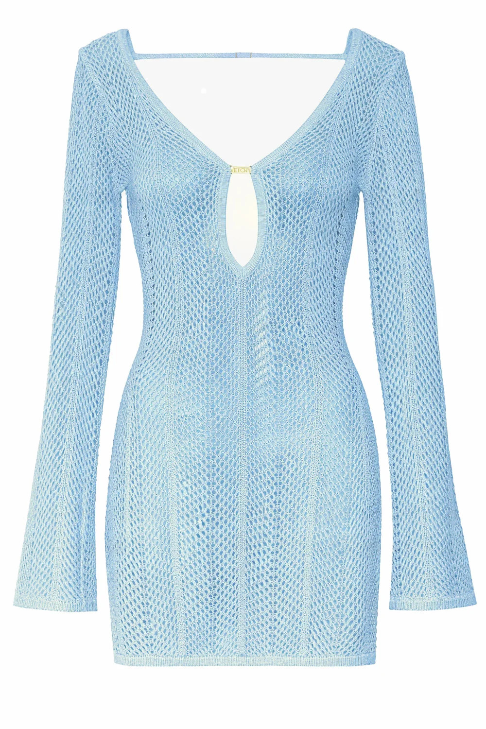 Keyhole Short Blue Dress | VETCHY LLC
