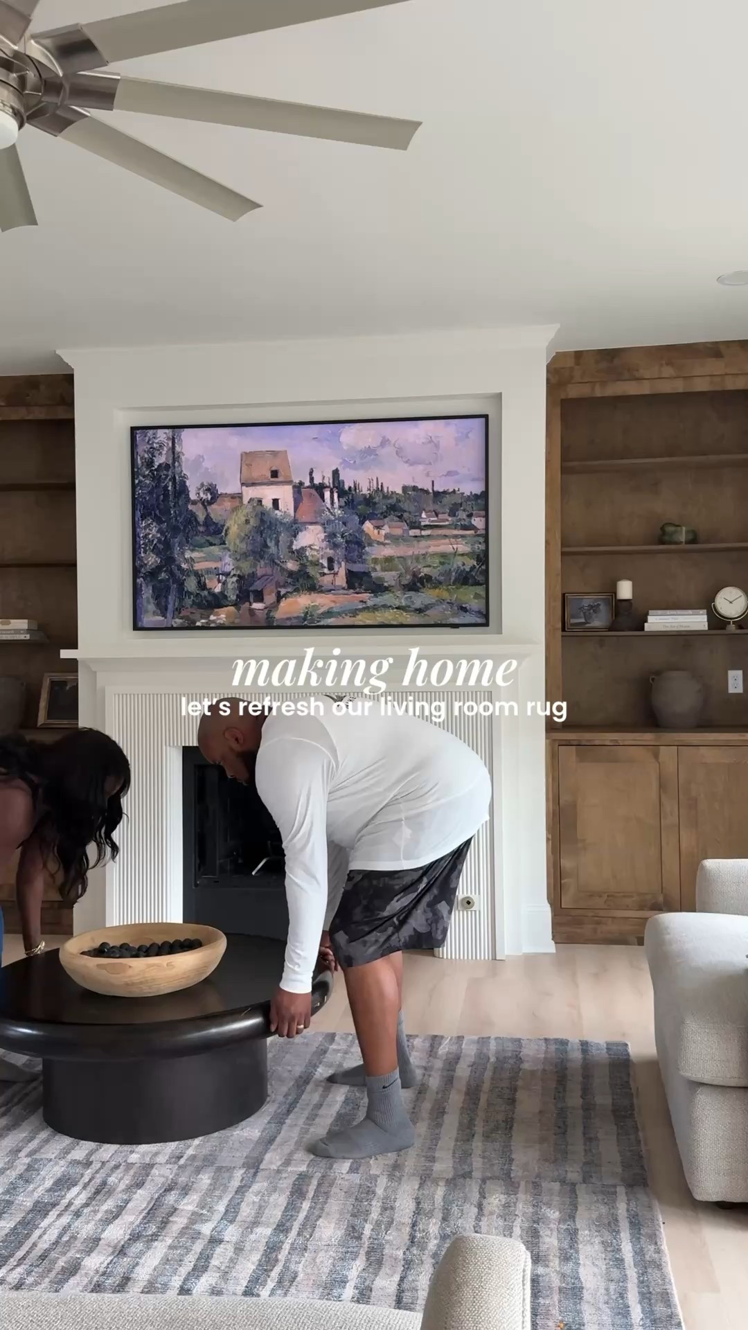 Living room refresh. New living room rug. 

#LTKHome #LTKFamily