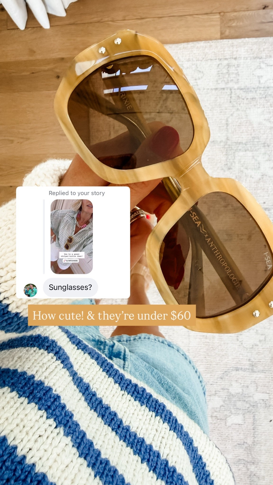How cute are these sunglasses?! 

Loverly Grey, women’s sunglasses

#LTKSeasonal