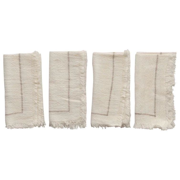 18" Cotton Napkin (Set of 4) | Wayfair North America