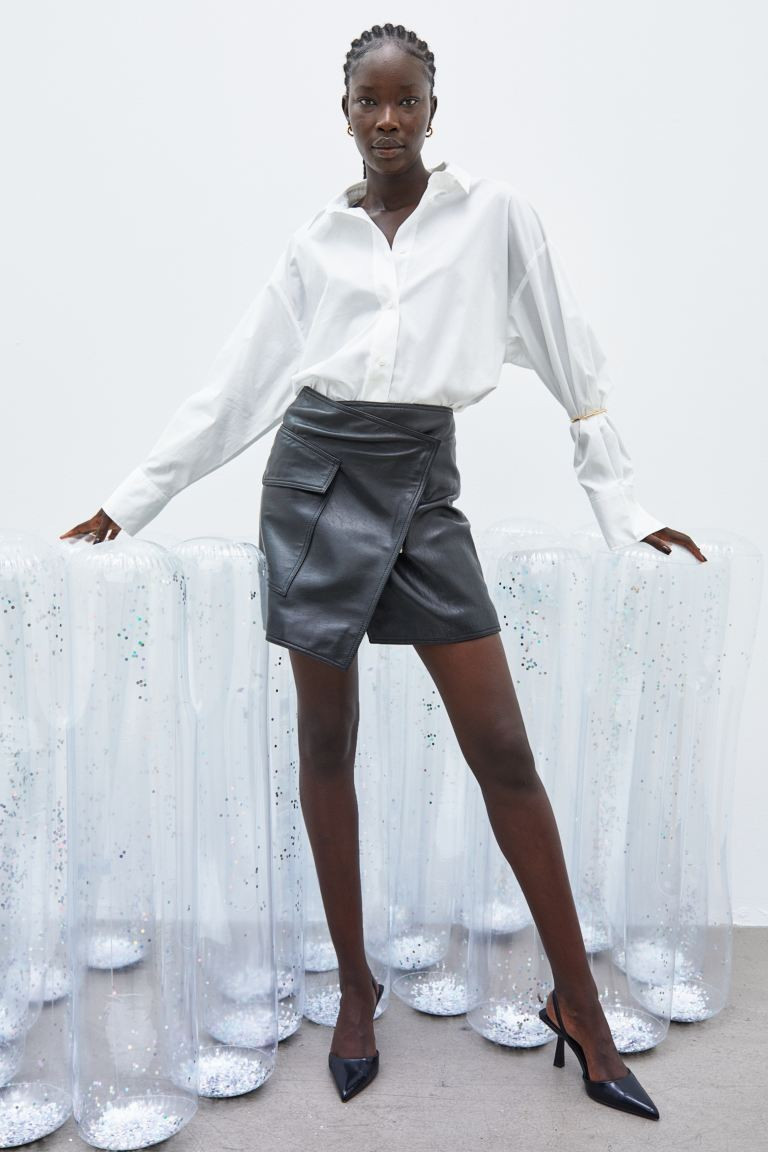 Oversized Cotton Shirt | H&M (US + CA)