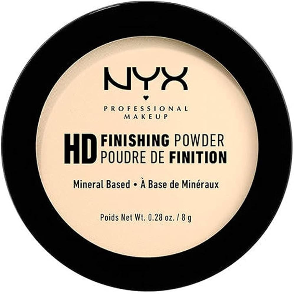 NYX PROFESSIONAL MAKEUP HD Finishing Powder, Pressed Setting Powder - Banana | Amazon (US)