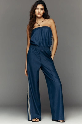 Bishop + Young Strapless Track Romper | Anthropologie (US)