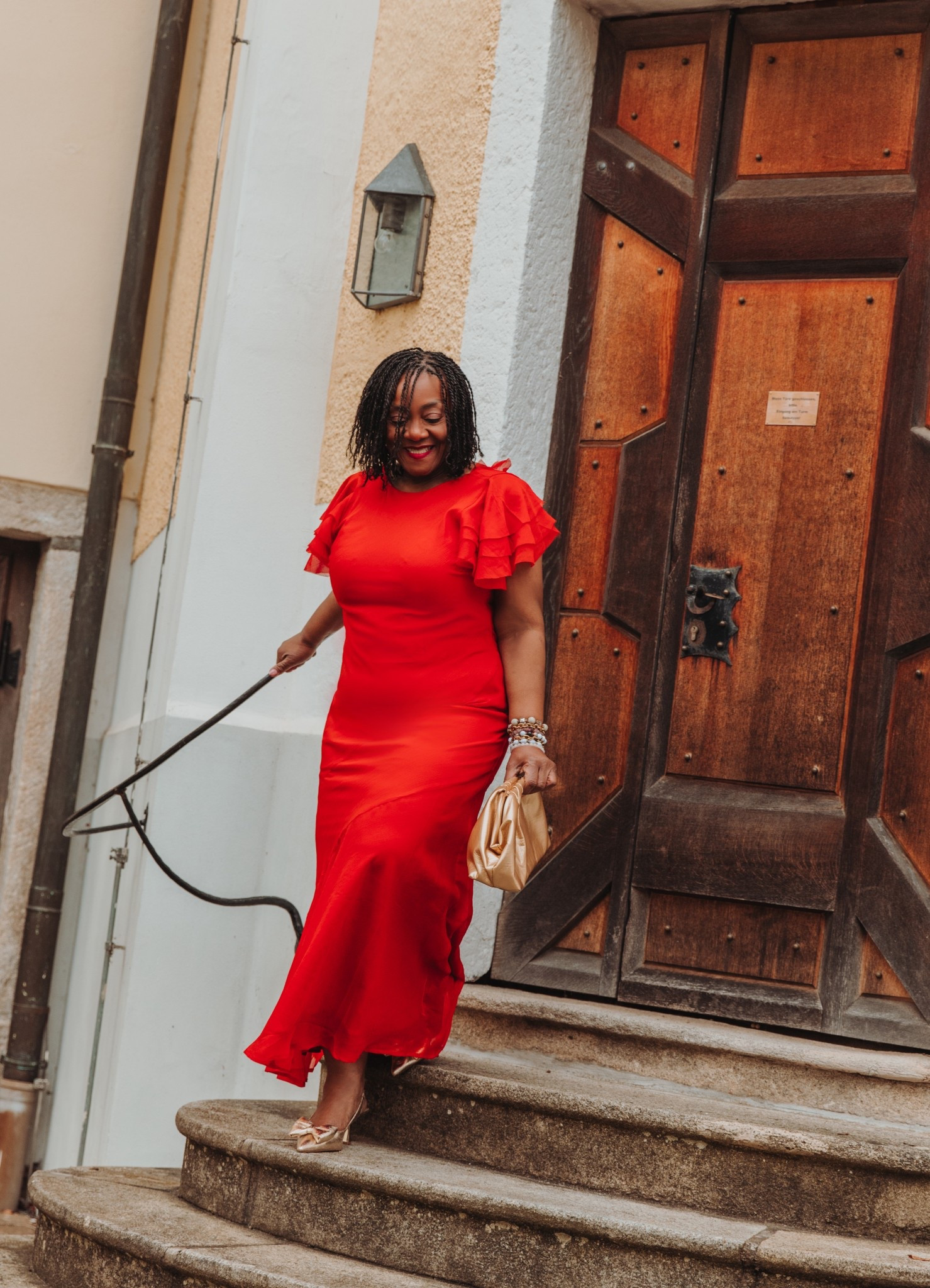 Red maxi dress with golden accessories ✨❤️
•


#LTKfestive #LTKpartywear #LTKeurope
