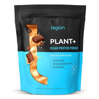 Legion Plant+ Vegan Protein Powder - Mocha Cappuccino - 20 Servings | Target