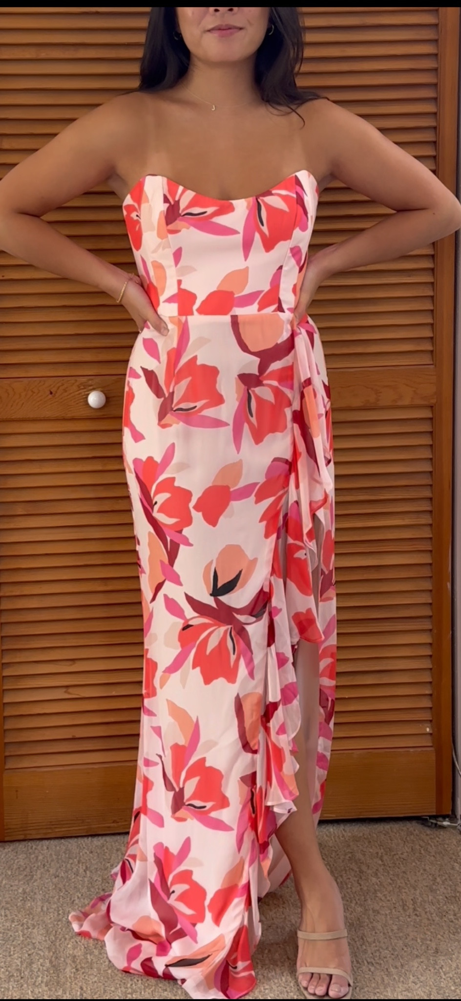 strapless open back dress Ashley Lauren 12030 – G. Marie's main image 1