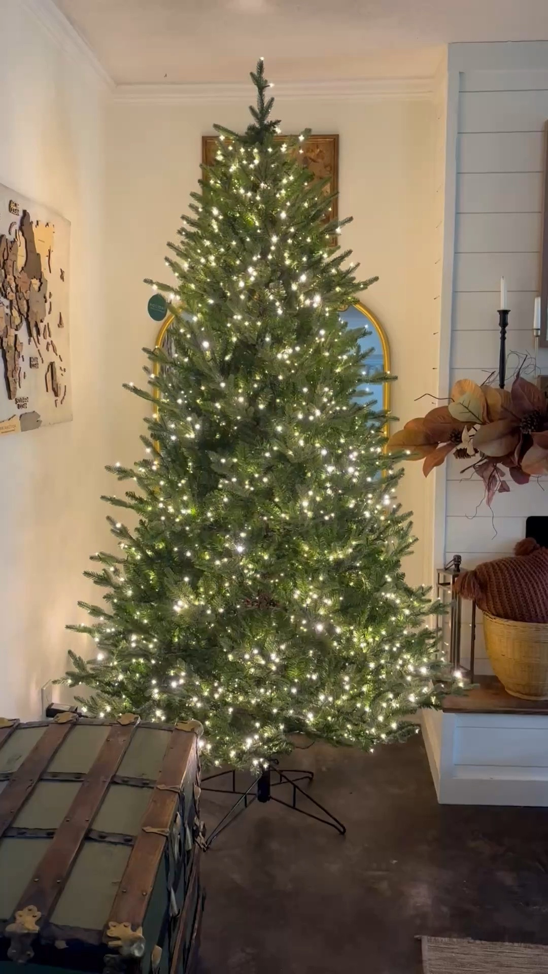 A perfect dupe for the viral Grand Duchess tree that stays out of stock!  
This is straight out the box. ✨✨

#LTKHome #LTKFamily #LTKSeasonal