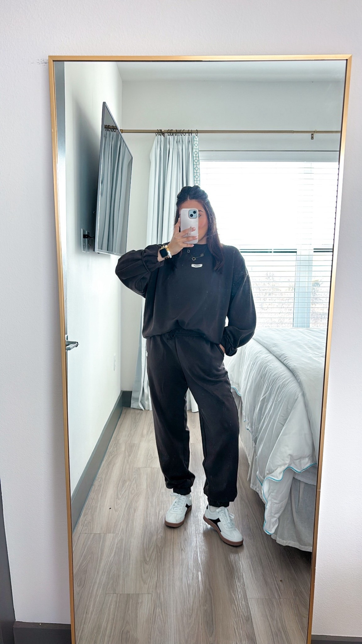 Matching Set Lounge ! 

Wearing a large in both but could size down in the pants 

#LTKU #LTKmorningroutine #LTKootd