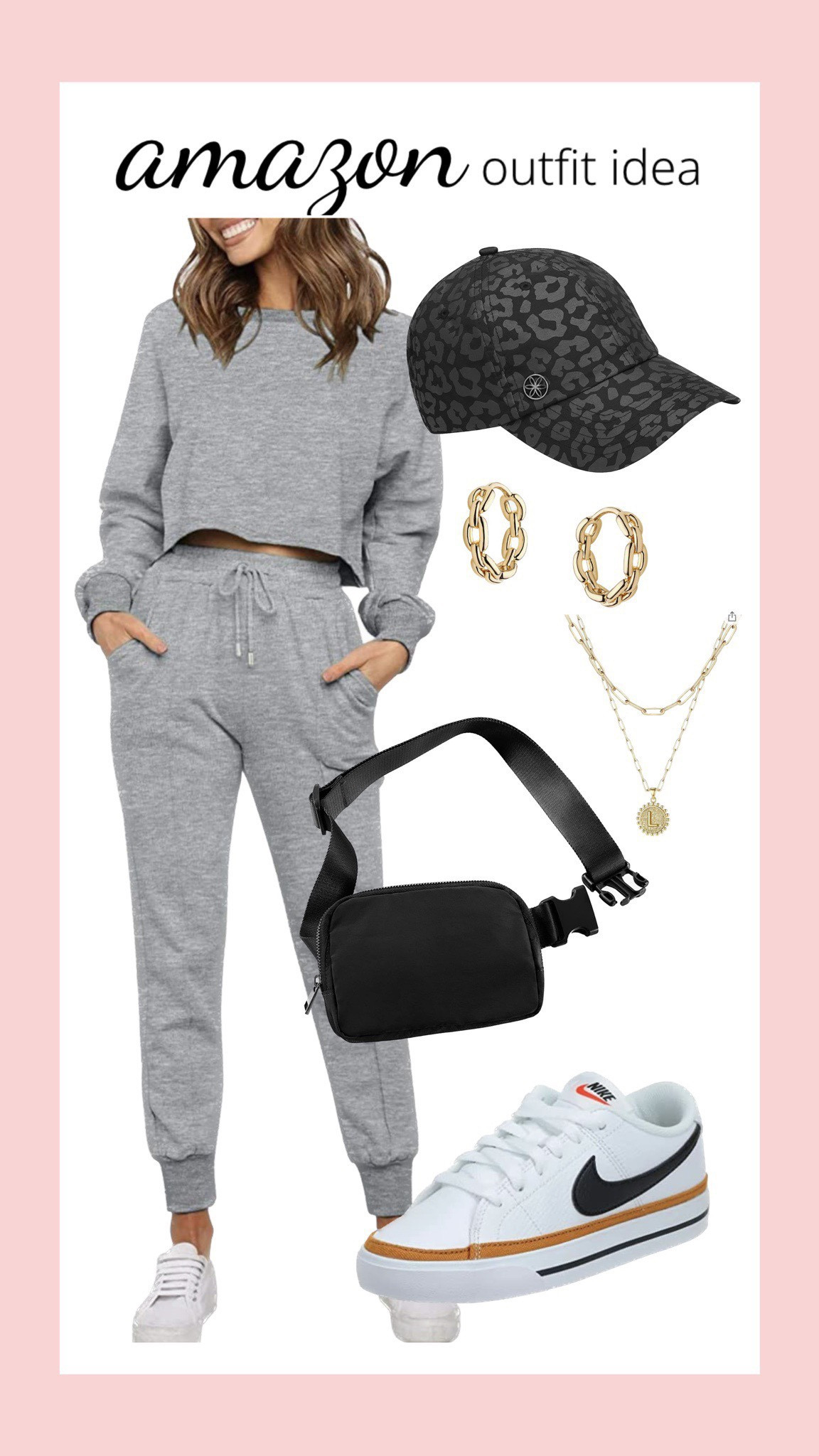 Amazon outfit idea
Love this casual athleasure lounge set! 

Amazon find, fall sneakers, Nike style, belt bag, workout set, travel outfit 


#LTKunder50 #LTKshoecrush #LTKstyletip