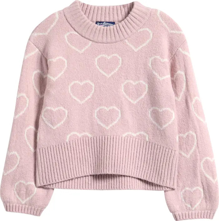 Kids' Heart Pullover Sweater | Nordstrom