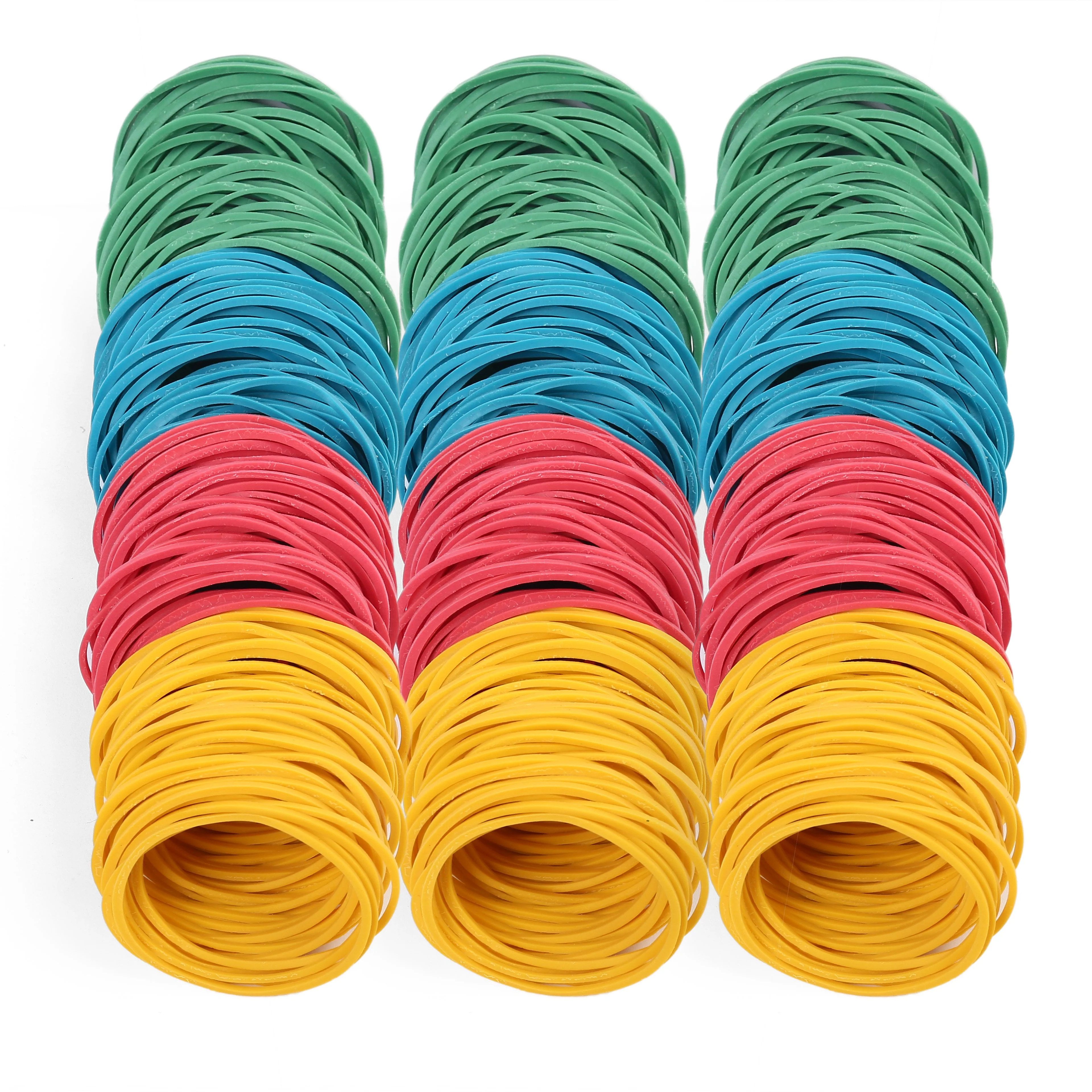 LotFancy 600Pcs Multicolor Rubber Bands, 1.77 in Elastic Rubber Bands for Tie Dye,Office Supplies | Walmart (US)