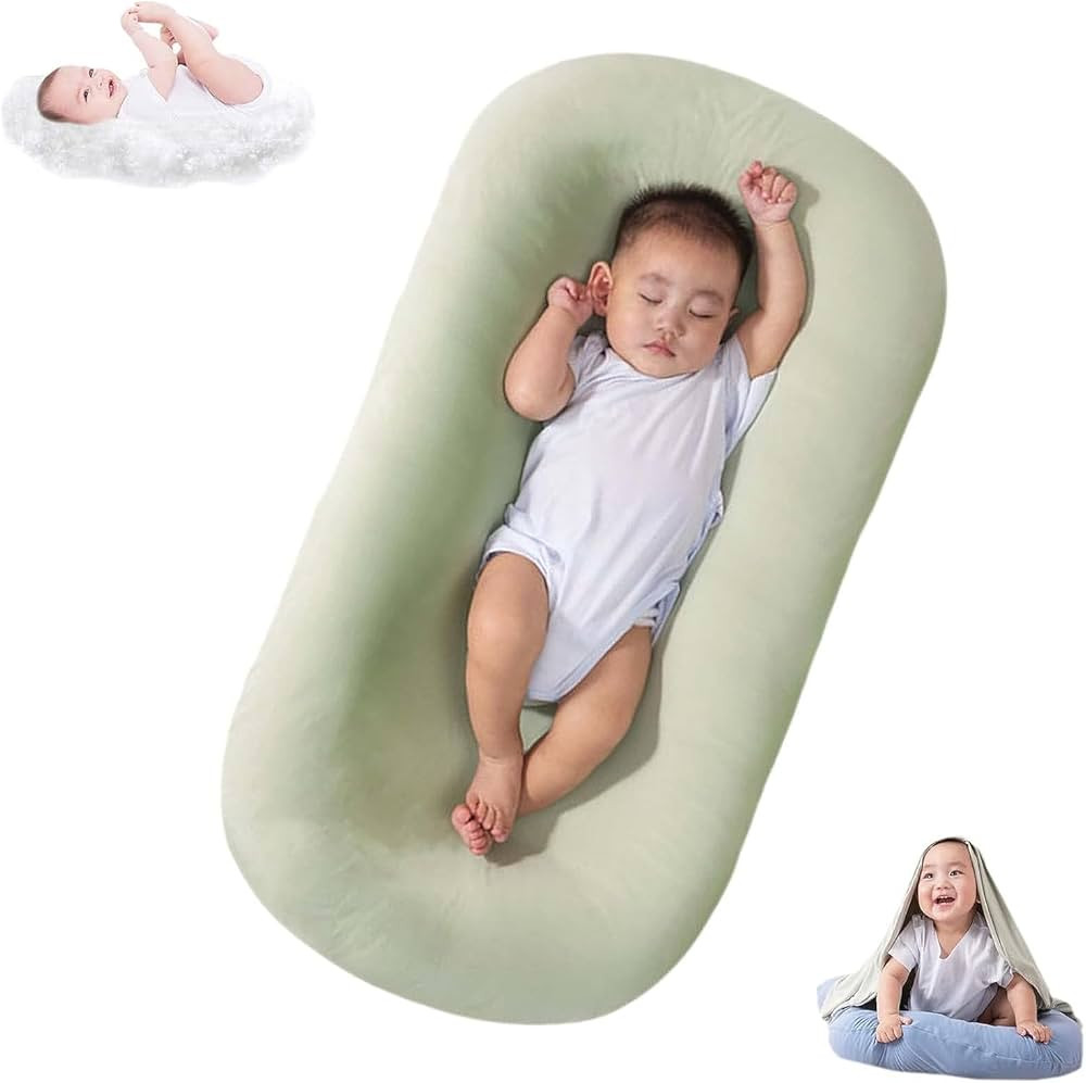 Baby Lounger, Bionic Design Baby Nest Sleeper, Baby Lounger for Newborn 0-24 Months, Soft Organic... | Amazon (US)