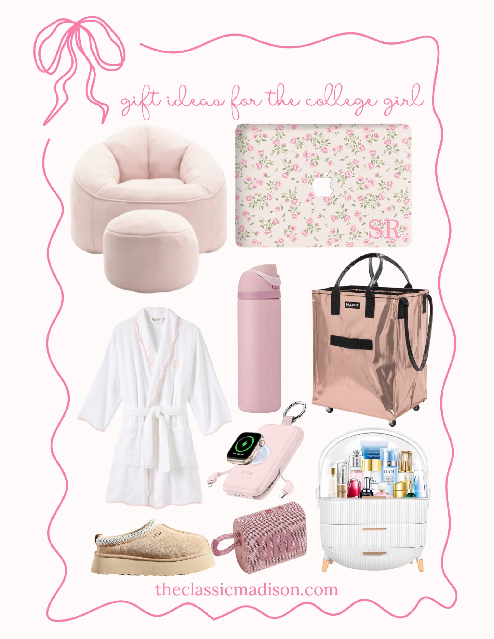 Find the perfect gift for the college girl on your list! From cozy dorm essentials to tech gadgets, stylish water bottles, and the cutest laptop cover, these items will make campus life both functional and fun. Help her feel at home while she’s away at school! 🎒💖
#CollegeGiftGuide #GiftsForStudents #LTKHoliday #CollegeEssentials #DormDecor #GiftGuideForHer #HolidayGiftIdeas

#LTKHoliday #LTKCyberWeek #LTKGiftGuide