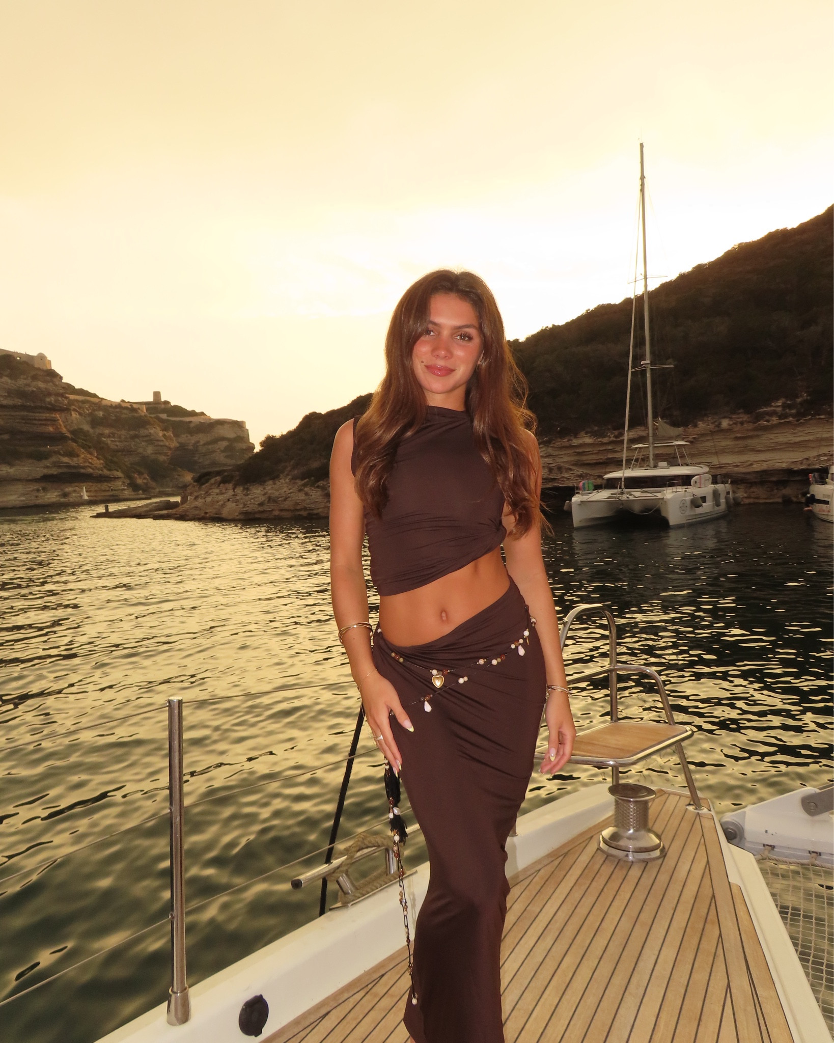 Wearing this brown asymmetrical maxi skirt set from Cider, the perfect mix of comfy and chic. 

#LTKPetite #LTKHoliday #LTKWedding