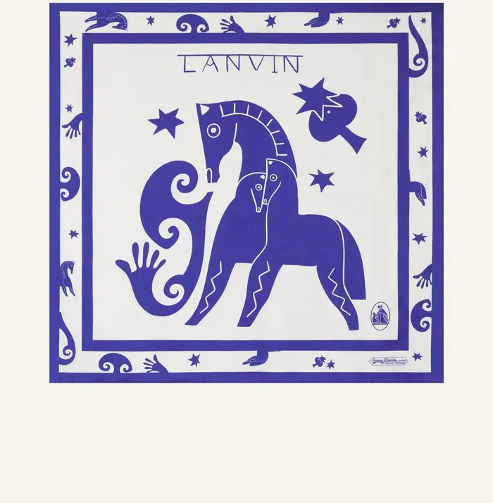 Lunar Year Print Silk Scarf | Nordstrom