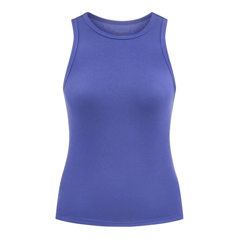 No Boundaries Ribbed High Neck Tank Top, Women's | Walmart (US)