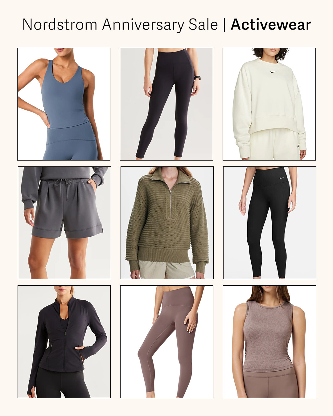 My favorite activewear picks from the Nordstrom Anniversary Sale—everything from the best leggings, workout tops, jackets, and more. 

#anniversarysale #nordstrom 

 #LTKActive #LTKOver40