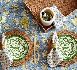 Tava Handwoven Rattan Round Placemats | Pottery Barn (US)