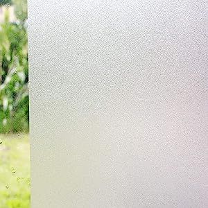 Coavas Window Privacy Film Frosted Glass Static Clings Non Adhesive Opaque Vinyl Bathroom Door Decor | Amazon (US)