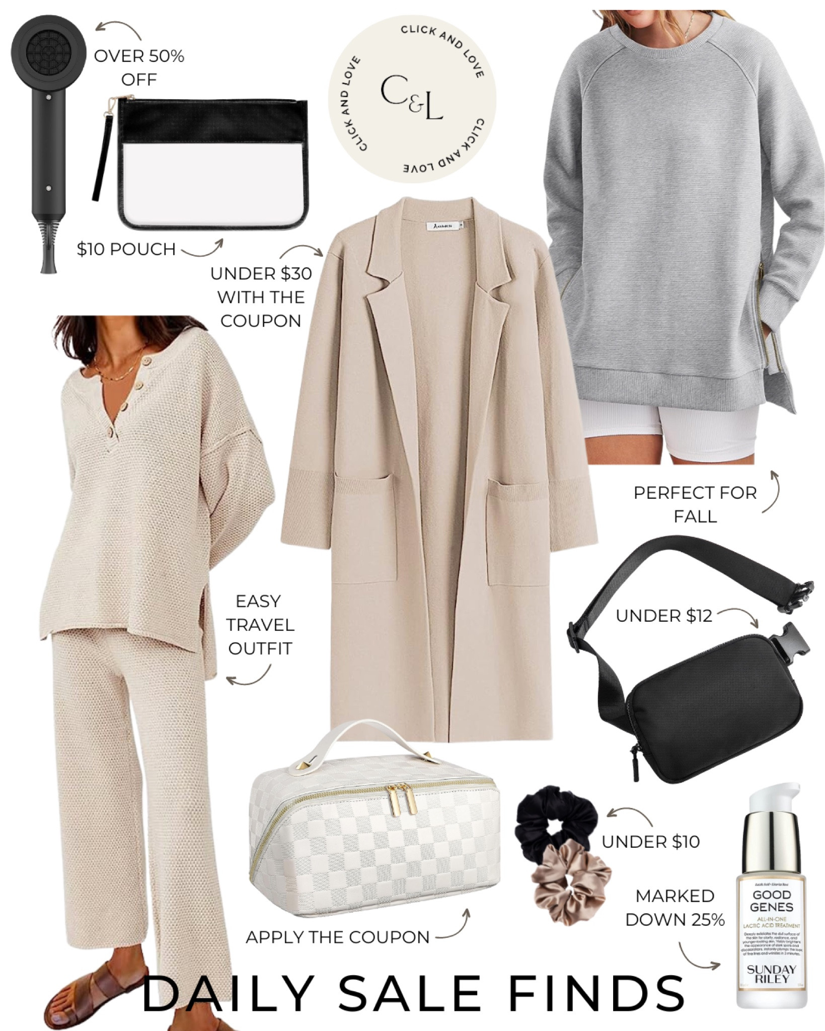 Fashion and beauty finds worth the click! My favorite makeup bag is under 30👏🏼

Outfit, cardigan, belt bag, toiletry bag, makeup bag, sweatshirt, scrunchy, hair dryer, Amazon, Amazon fashion, Amazon beauty, Amazon finds, Amazon must haves, Amazon sale, sale finds, sale alert, sale #amazon #amazonbeauty #amazonfashion


#LTKbeauty #LTKsalealert #LTKstyletip